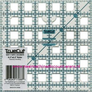 TrueCut Ruler 6 1/2 x 6 1/2-inch 