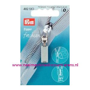 Fasion Zipper Techno Zilverkl. prym art. nr. 482510 - 1412