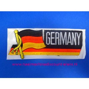 Germany met Vlag langwerpig - 2854