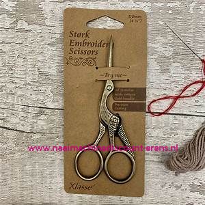 Stork embroidery scissors Klassé 110 Mm Antique Gold